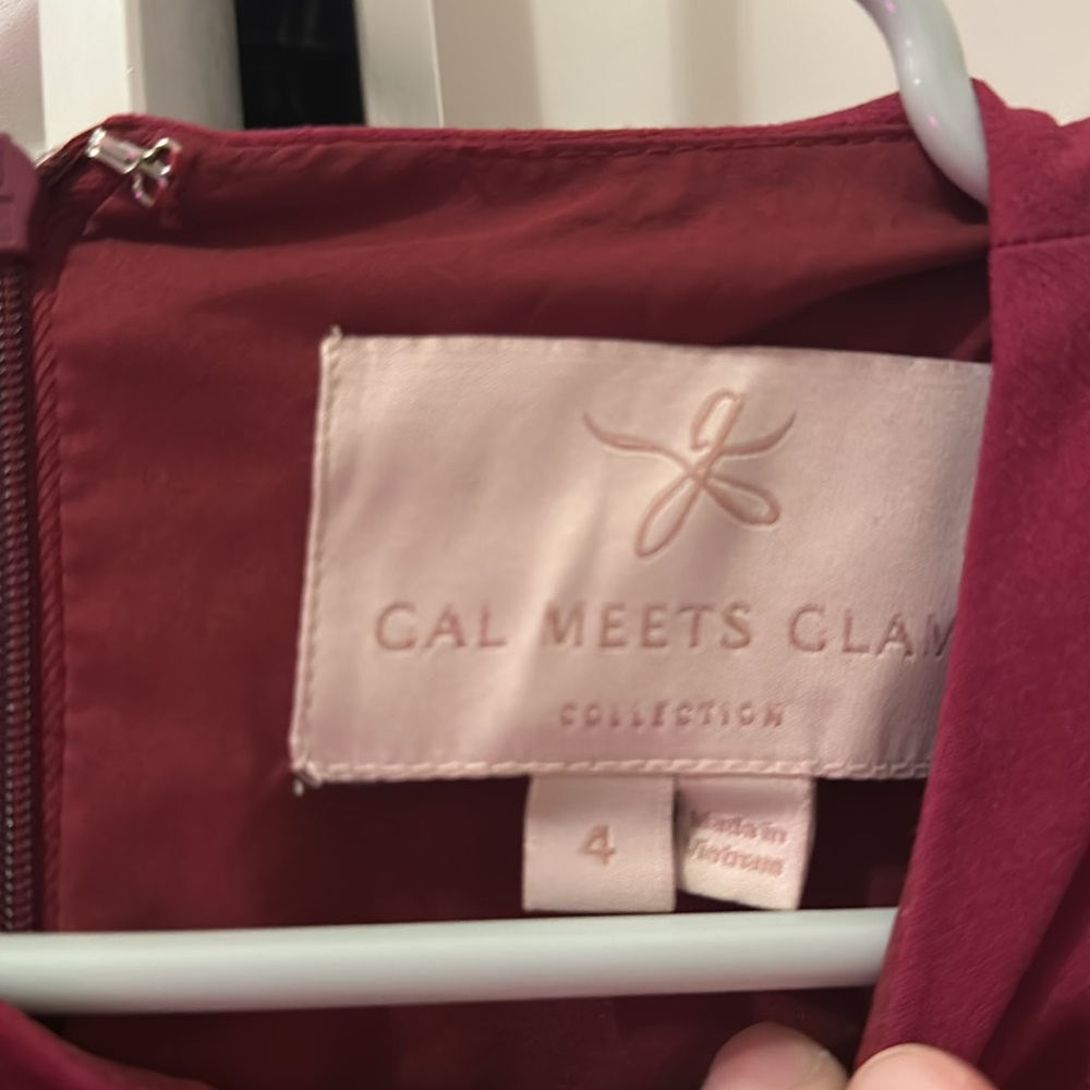 Gal Meets Glam Celeste Fit and Flare Dress Size 4 - Picture 8 of 9